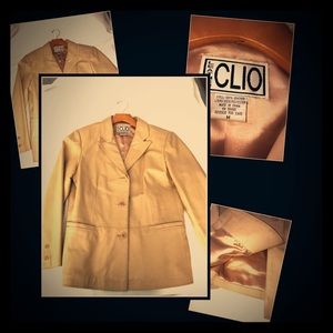 Woman’s Leather Jacket - Camel colored